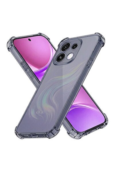 CLICK Husă pentru Oppo Reno16, din silicon transparent, rezistentă la șocuri,...