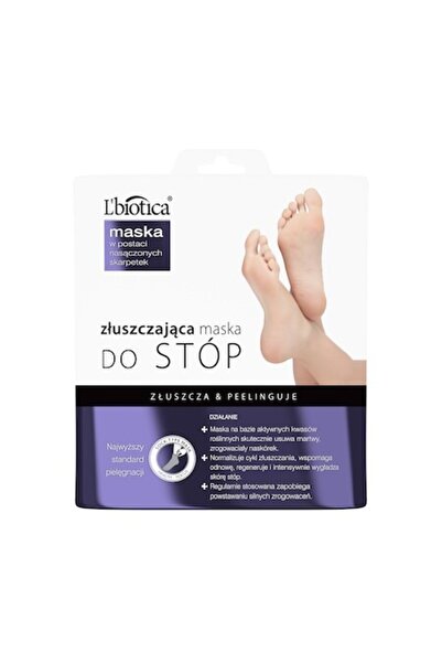 L'Biotica Șosete, pentru picioare, exfoliante, 40ml