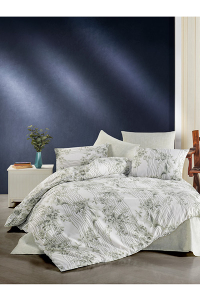 McDecor Παπλωματοθήκη Σούπερ Διπλή (Σετ) (230Χ250) Μελωδία Πουλιών -