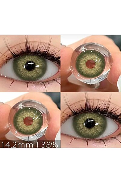 EyesPro Pattaya green 14.2 bc , 8.5 dıa yeşil renk göz lensi yıllıktır