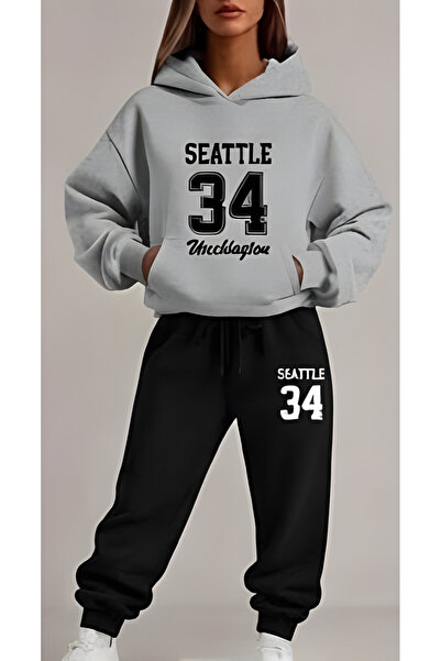 EFFRENATU Unisex Character Hooded Sweatshirt Set - Face and All-Over Surface ...