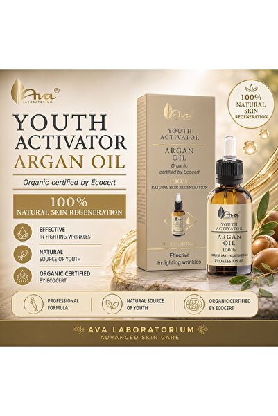 Ava Laboratorium Youth Activator - Argan oil - Ulei de argan organic pentru t...