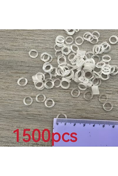 Choice 1500 قطعة 500/1500 قطعة رباط شعر سيليكون عالي المرونة وقوي ومتين شفاف ...