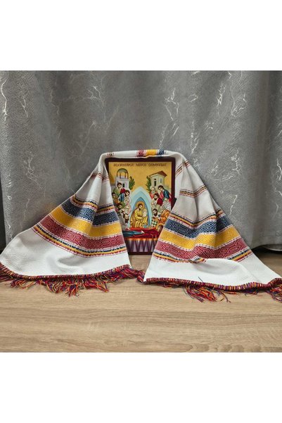 OEM Stergar tricolor România, 137x37 cm