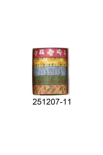 Choice5 251207-11 Retro Flower Vintage Washi Tape Set, Suitable for DIY Photo...