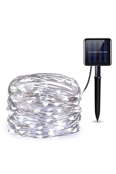 Generic Brand Ghirlanda Luminoasa Solara LED din Cupru pentru Exterior – Impe...