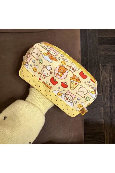 Choice B Hot Rilakkuma Pencil Case Japan Ins Style Cute Cartoon Dessert Print...