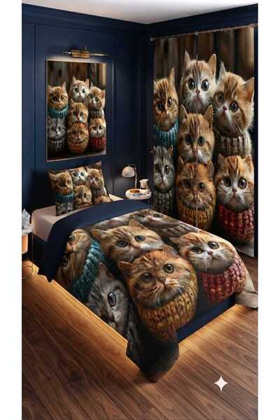 Elmas Dizayn Special Design Single Bedding Set with Flower Design Luxury Cott...