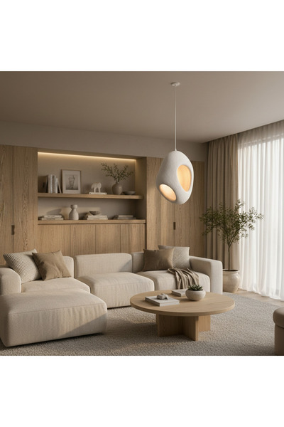 Alessandro DESIGN Lustra Moderna FOAMER Magno, 57 cm, Suspendata, 1 X E27, Al...