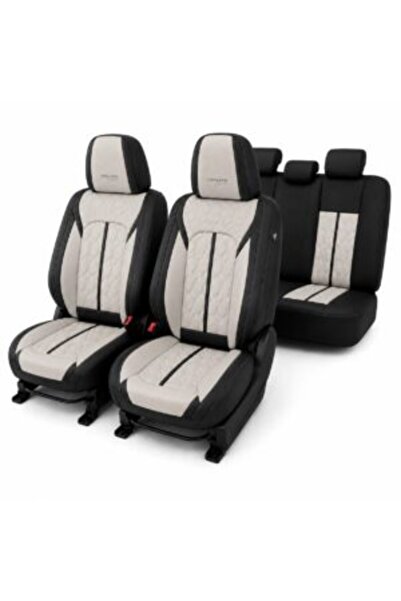 CarGuard Καλύμματα καθισμάτων αυτοκινήτου Premium Deluxe 5 θέσεων από διάτρητ...
