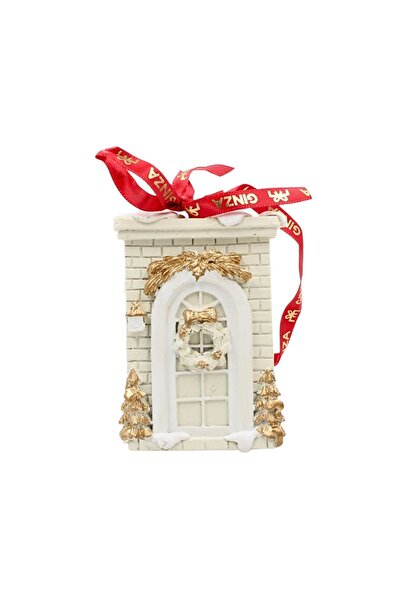Ginza Decorațiune, Regatul de Crăciun, Regal, model alb pentru fereastră cu g...