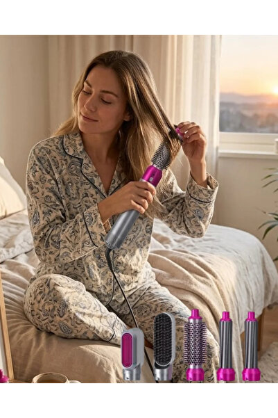 ZERO LAND Nhr-Hlss 5-Piece Hair Styling Set Heat-Controlled Easy Use and (113...
