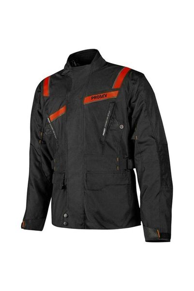 Prosev Stelvio 5217 Motorcycle Jacket 4 Seasons Long 600-D Durable Fabric Bik...
