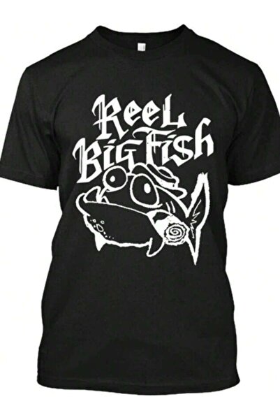 k222 تي شيرت جديد من Reel Big Fish Group برسومات فنية موسيقية وشعار ريترو S-4XL