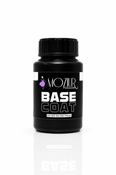 MOZIUR Base Coat 30 ml Fırçasız UV Led Kalıcı Oje (ŞEFFAF)