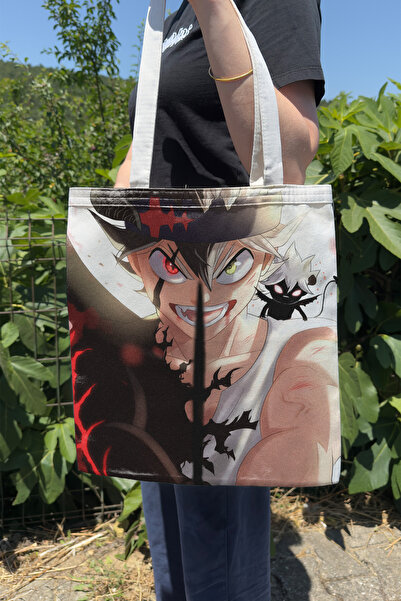 ZipZap Black Clover V3 Ljetna Zimska Dvostrana Platnena Torba za Štampu Anime...