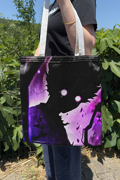 ZipZap Mob Psycho 100 V3 Summer Winter Double-Sided Canvas Printing Tote Bag ...