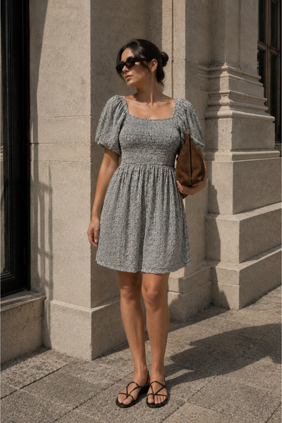 HÇ Hülya Çelik KİDSWEAR 2018 Φόρεμα plus size - Λευκό - Μαμά