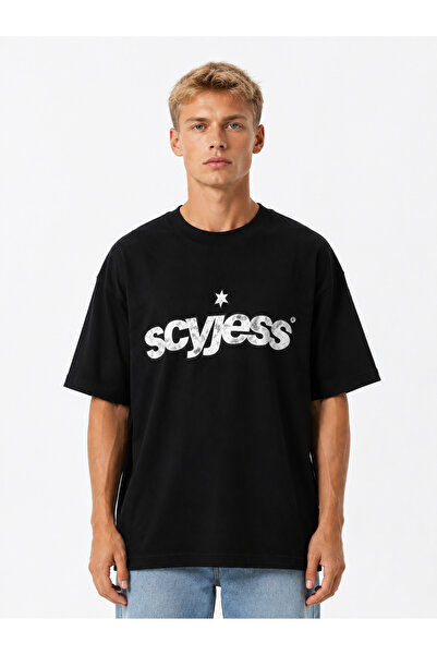 Compostela Unisex Women's Men's Scyjess Vintage Logo Design Printed Oversized...