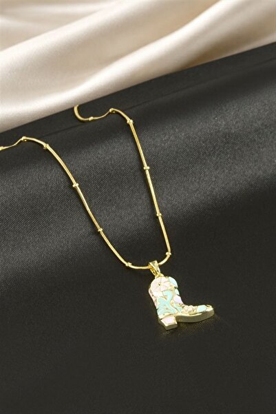 Generic Brand Shoe Luxury Steel Pendant - Yellow