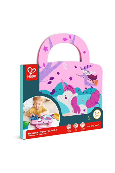 Hape Trusa creativa, Hape, Carte cu aplicatii din folie, Zane