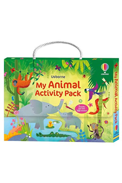 Usborne Set 3 cartonașe Pachet de activități cu animale