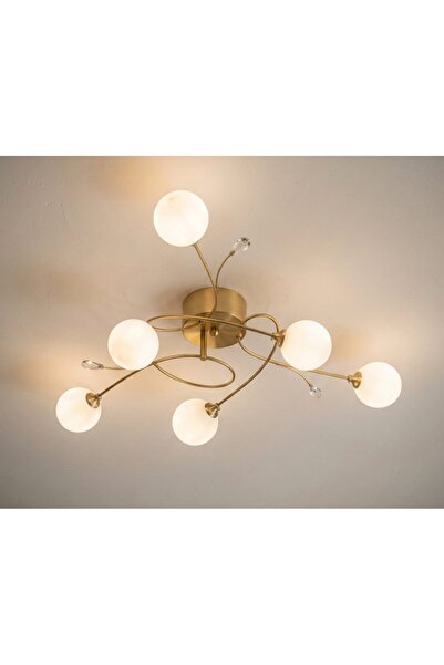 Gold 6 Lı Avize BLZ002