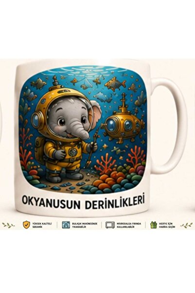 Rana İkra Art Elephant Depths of the Ocean Mug