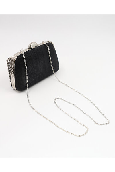 lalettobags Women's Chain Strap Detailed Evening Dress & Event Bag