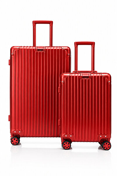 ALUMİNUM 100% Original Aluminium Luggage Suitcase Travel Case Luxury Luggage ...