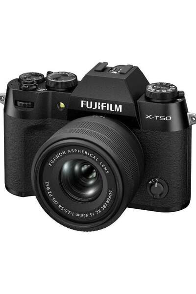 Fujifilm X-T50 Mirrorless Digital Camera with XC 15-45mm Lens – 40.2MP Sensor...