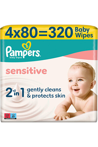 Prima Pampers Sensitive, Alcohol-Free and Fragrance-Free Sensitive Baby Wet W...