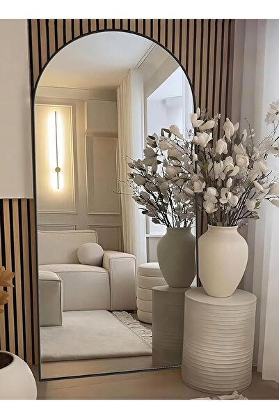 Taimi مرآة أنيقة التصميم كبيرة الحجم 170×70 سم - مرآة بطول كامل مع إطار معدني...