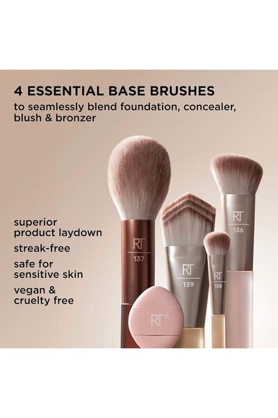 Real Techniques New Nudes 2.0 Blurred Base Kit, 5 Piece Set
