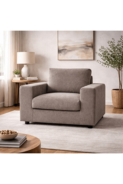 Roots Furniture كرسي بريسكا بني اللون