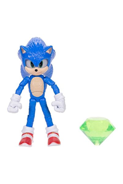 Jakks Соник от Sonic The Hedgehog 3, подвижна фигурка, 13 см