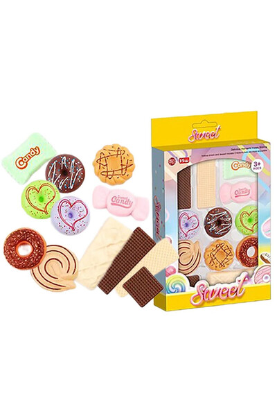OEM Γλυκά και Donuts 12 τεμ 25x15cm ToyMarkt 971371