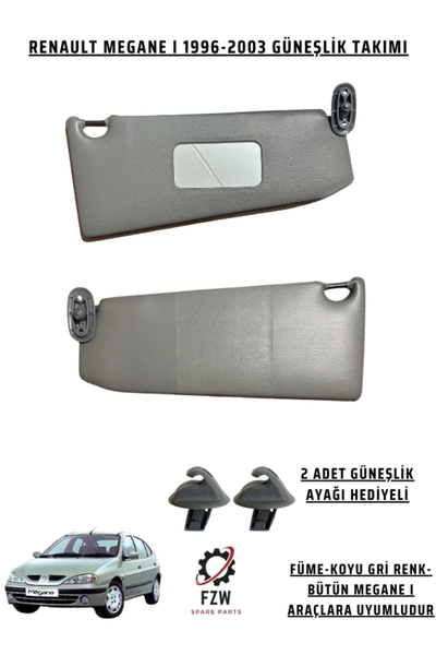 FZW RENAULT MEGANE I 1996-2003 GÜNEŞLİK (GÜNEŞ SİPERLİĞİ) TAKIMI