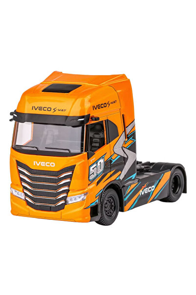 BBURAGO Sigilat- Iveco S-Way 570 2021 Portocaliu- Scara 1:43- Burago