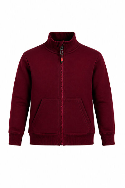 Cloise Unisex premium školski kardigan sa stojećim ovratnikom, zatvaračem, bo...