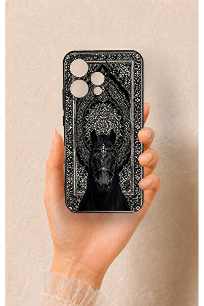 Vip Case Oppo Reno 15 5G Uyumlu Etnik At Figürü Desenli Silikon Kılıf