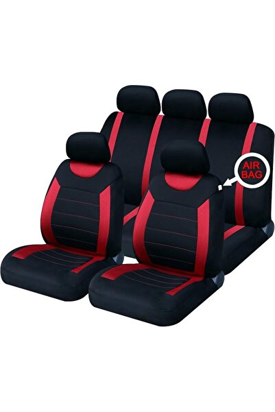 Sakura Car Seat and Headrest Covers Carnaby Red SS5293 - Full Set Universal S...