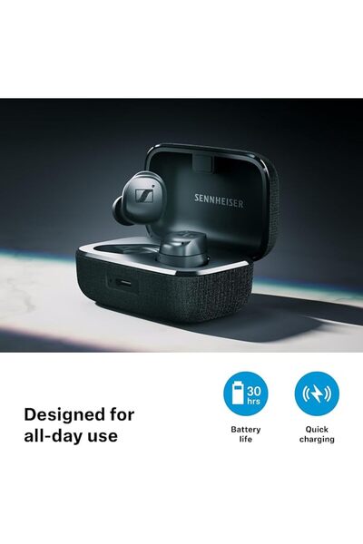 Sennheiser سماعات MOMENTUM True Wireless 4 - سماعات أذن ذكية بتقنية بلوتوث 5....