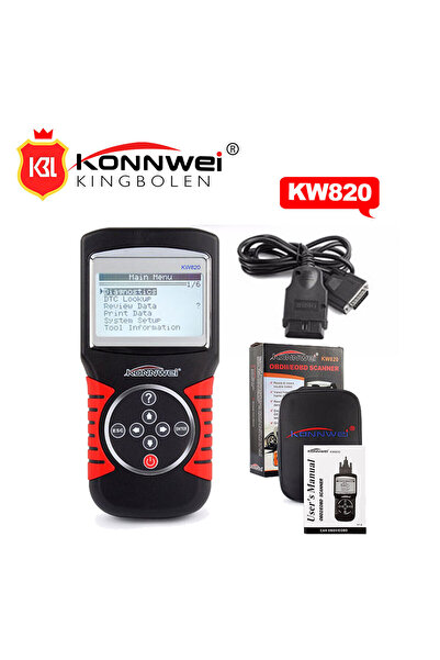 OEM Ψηφιακό Διαγνωστικό Αυτοκινήτων obdII/eobd Scanner Konnwei KW820