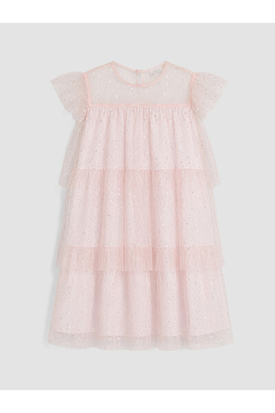 LC Waikiki Original Ruffled Girls' Glitter Tutu Dress