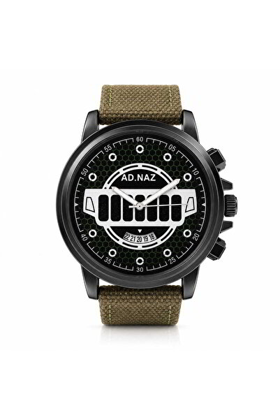 Watch Ceas barbatesc, curea textila, Casual, AD.NAZ, Verde, CB180