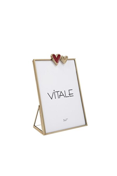 Vitale Elegant Golden Rectangular Frame 13X18X17Cm