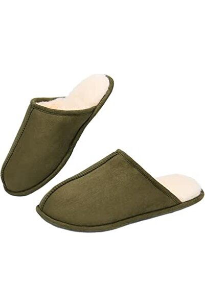 GENERAL LORDFON Mens-Memory-Foam-Slip-On-House-Slippers Closed Toe Scuff Indo...