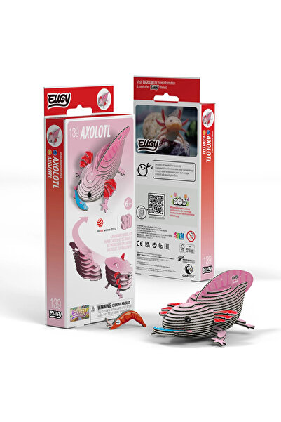 Eugy Axolotl Eugy. Puzzle 3D.