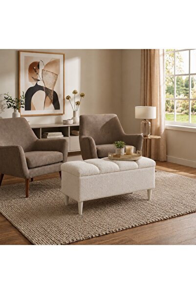 modül eva Moduleva Sandıklı Bench / Yatak Önü Baza / Çok Amaçlı Saklama Kutusu